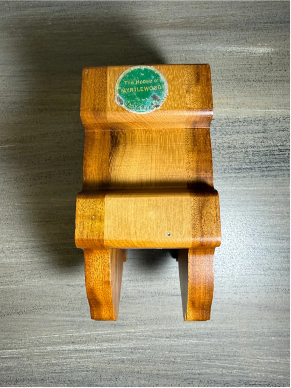 VTG House of Myrtlewood Wooden Pig Napkin Holder